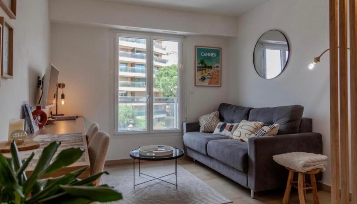 Studio Lumineux A 2 Mn A Pied De La Plage Cannes Bagian luar foto